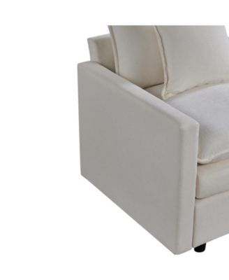 Chenille Single Sofa Reading Armchair