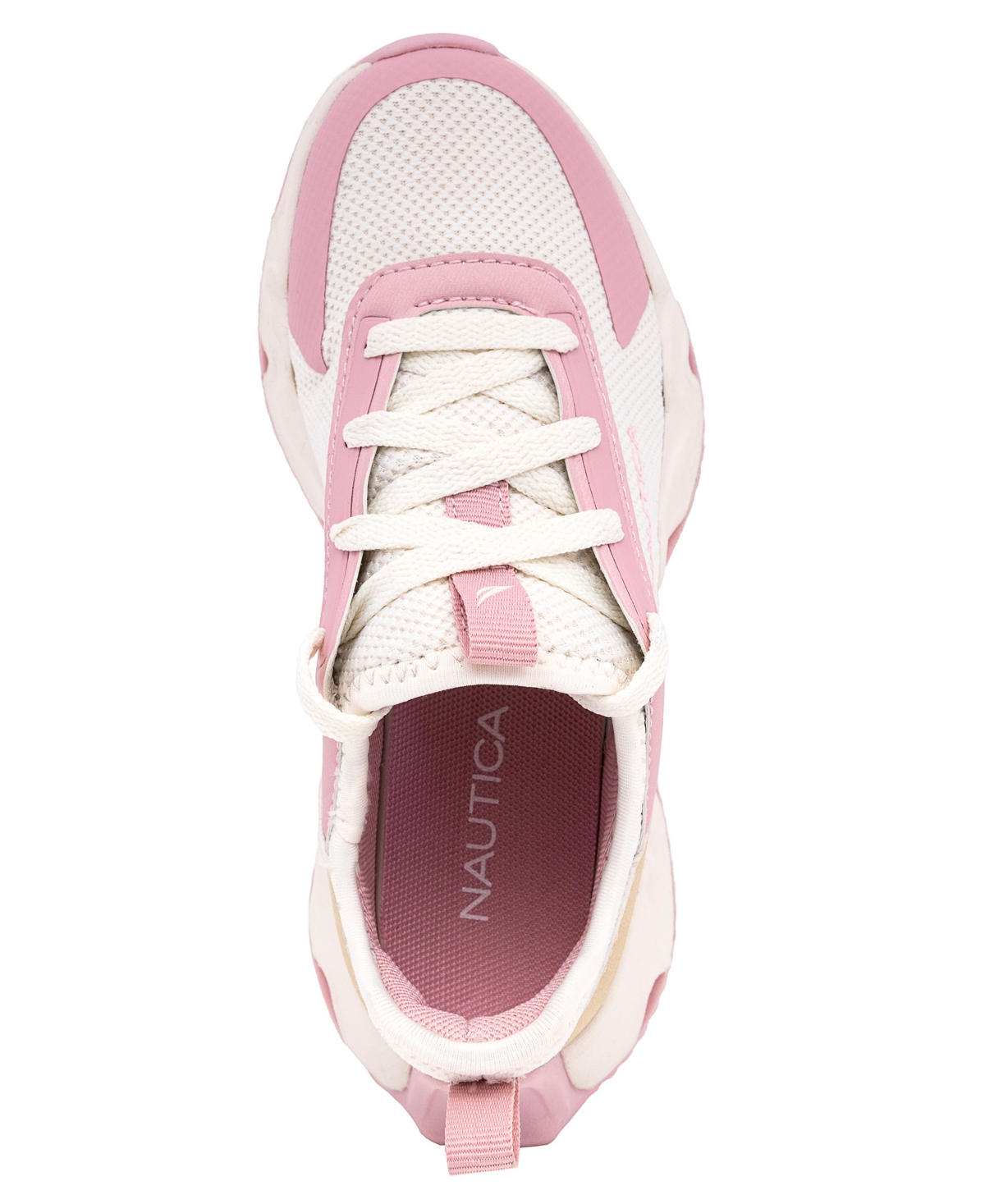 Nautica Little Girls Maybella Athletic Sneaker -Tan/Pink