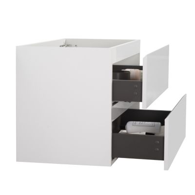 Wall Mounted Vanity, 2-Drawer, Pre-Assembled