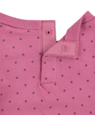 Baby Girls Crew Tee, Bodysuit and Pants, 3-Piece Set