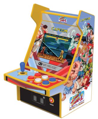 Micro Player Pro 6.7" Super Street Fighter II Portable Retro Arcade Game (2 in 1