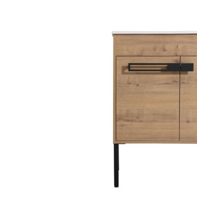 24 Inch Freestanding Bathroom Vanity or Floating is Optional Conversion.2418-00324IMO-1(KD-Packing) Only Including Cabine