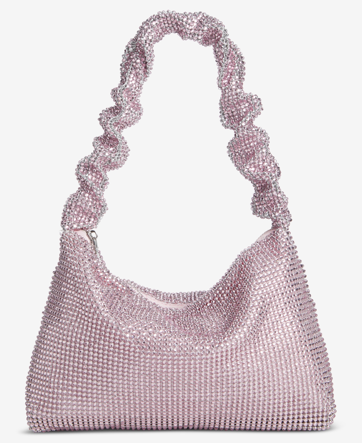 Mesh Scrunch Handle Bag, Exclusively at Macy's - Pink Dogwo