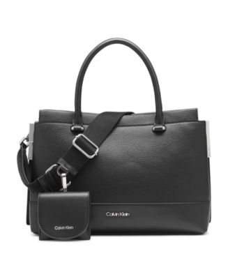 Calvin Klein Jade Satchel - sold Black Color