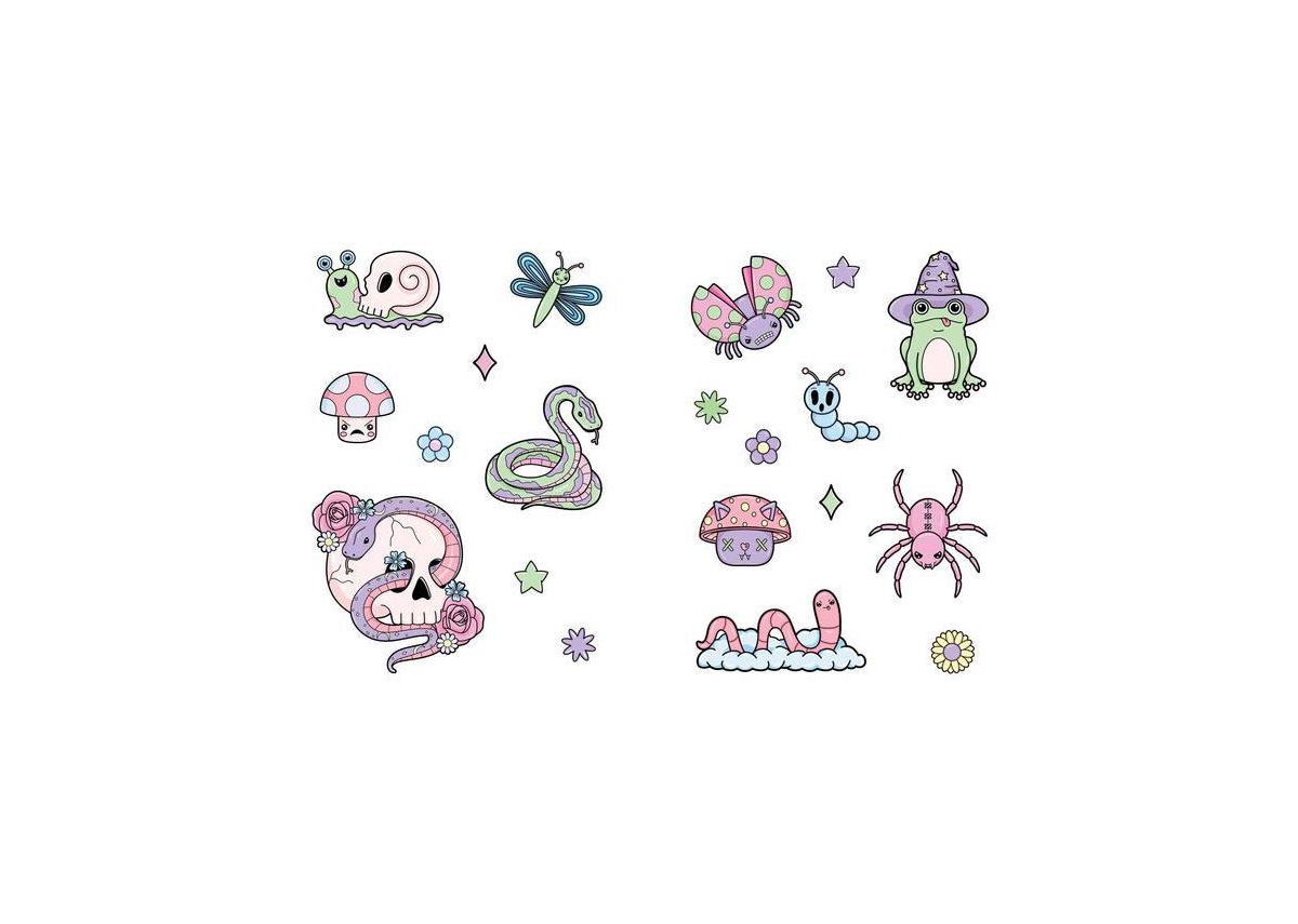 Barnes & Noble The Creepy Cute Sticker Book: 500+ Stickers to Scare You Silly by Gaynor Carradice (Illustrator)