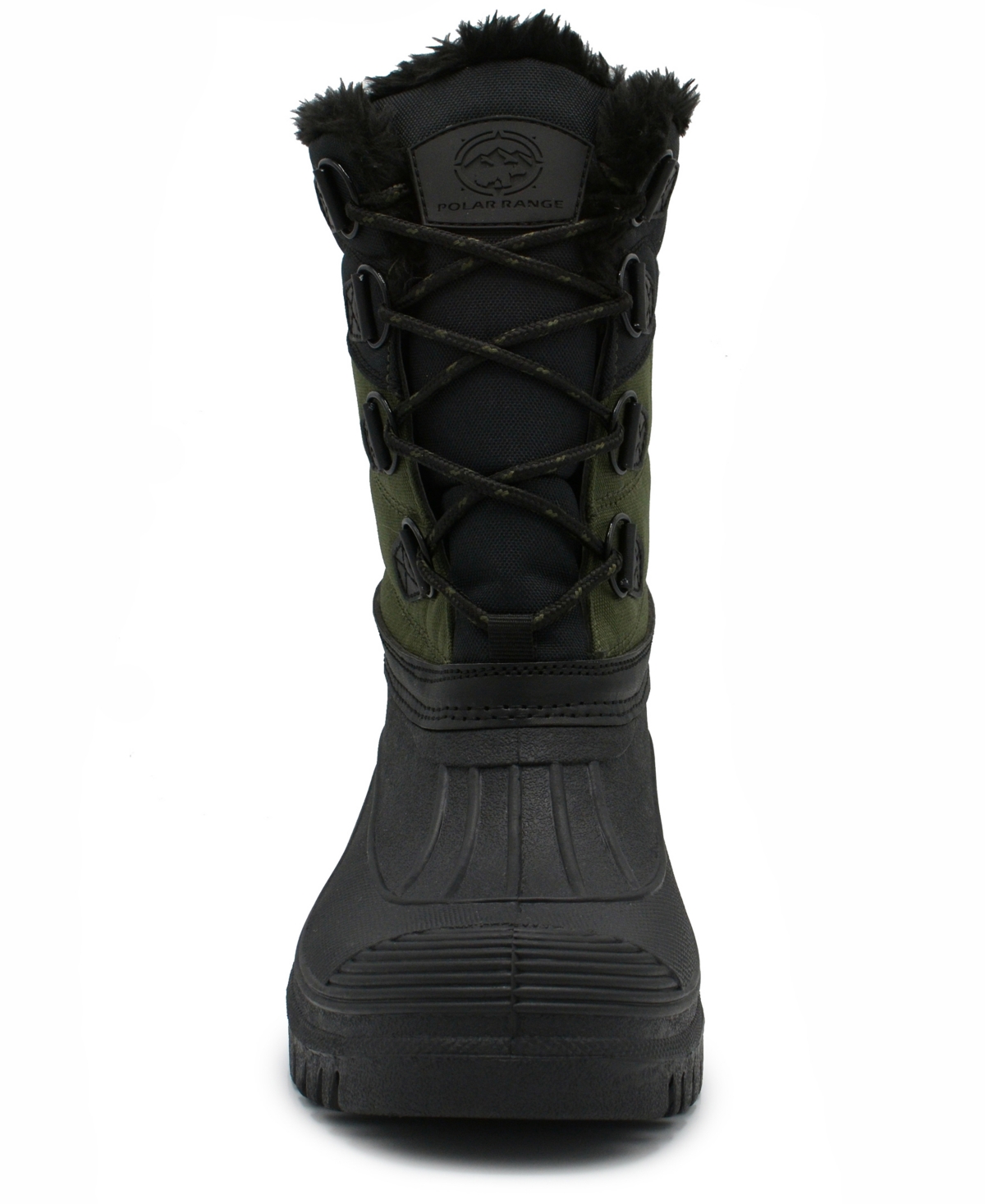 Polar Range Decker Faux Fur Lined Snow Boot In Olive