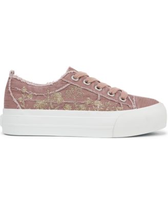 Women's Sadie-Sun Embroidered Lace Up Platform Sneakers