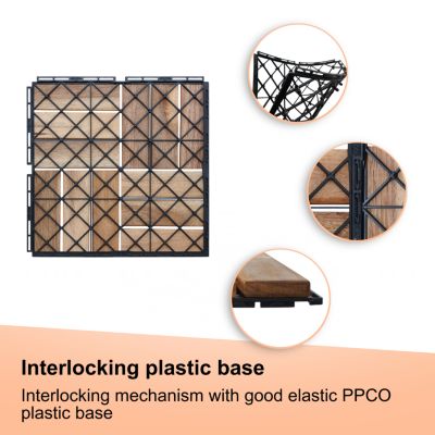 Streamdale 30x 12x12 Deck Tiles for Patio/Balcony