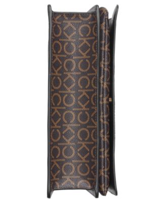 Havana Flap Signature Small Messenger Bag