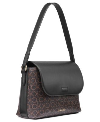 Millie Signature Flap Convertible Small Shoulder Bag