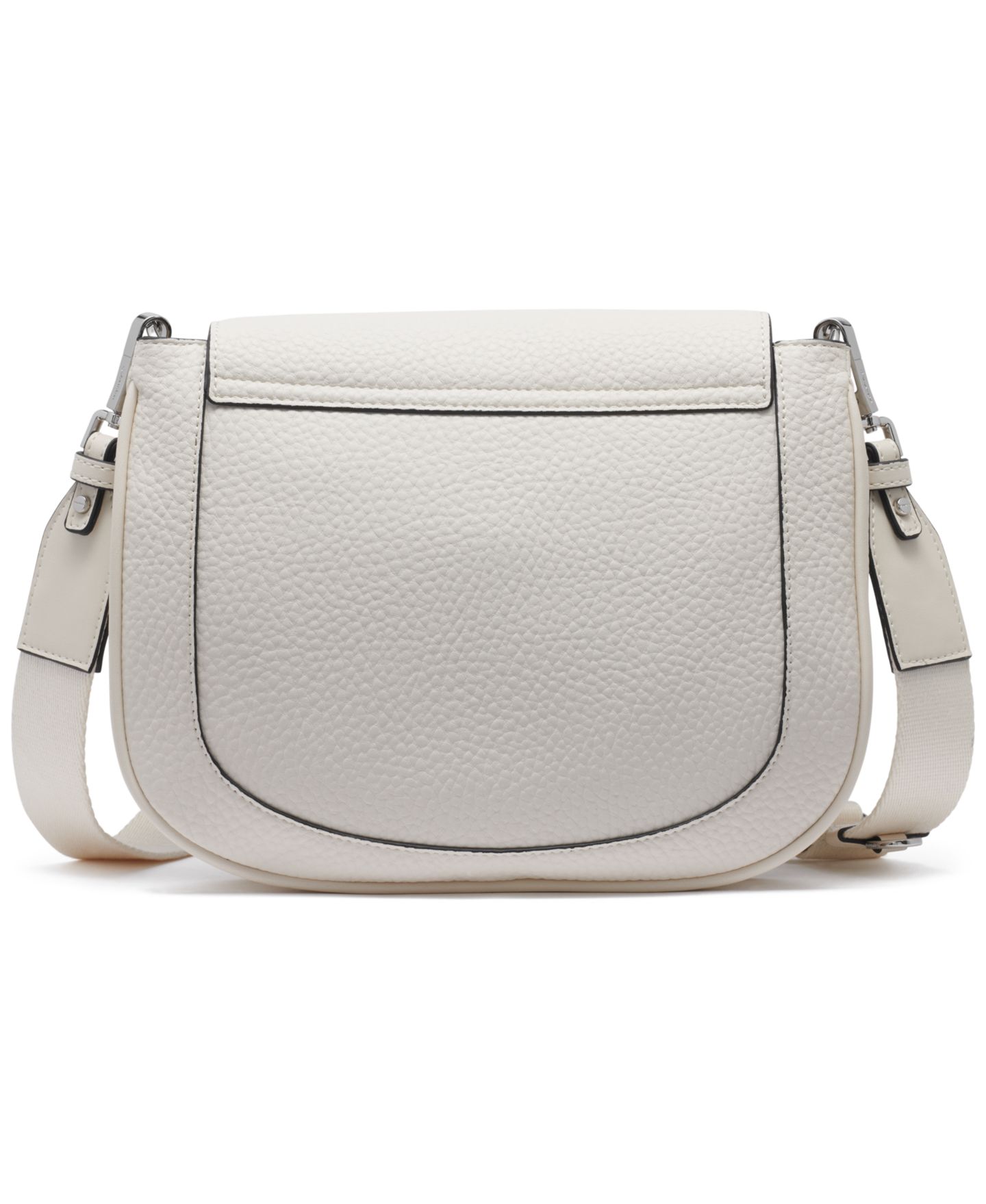 Женская сумка Calvin Klein Zulle Zip-Around Crossbody with Signature Hang Off, цвет: Белый — фото 2