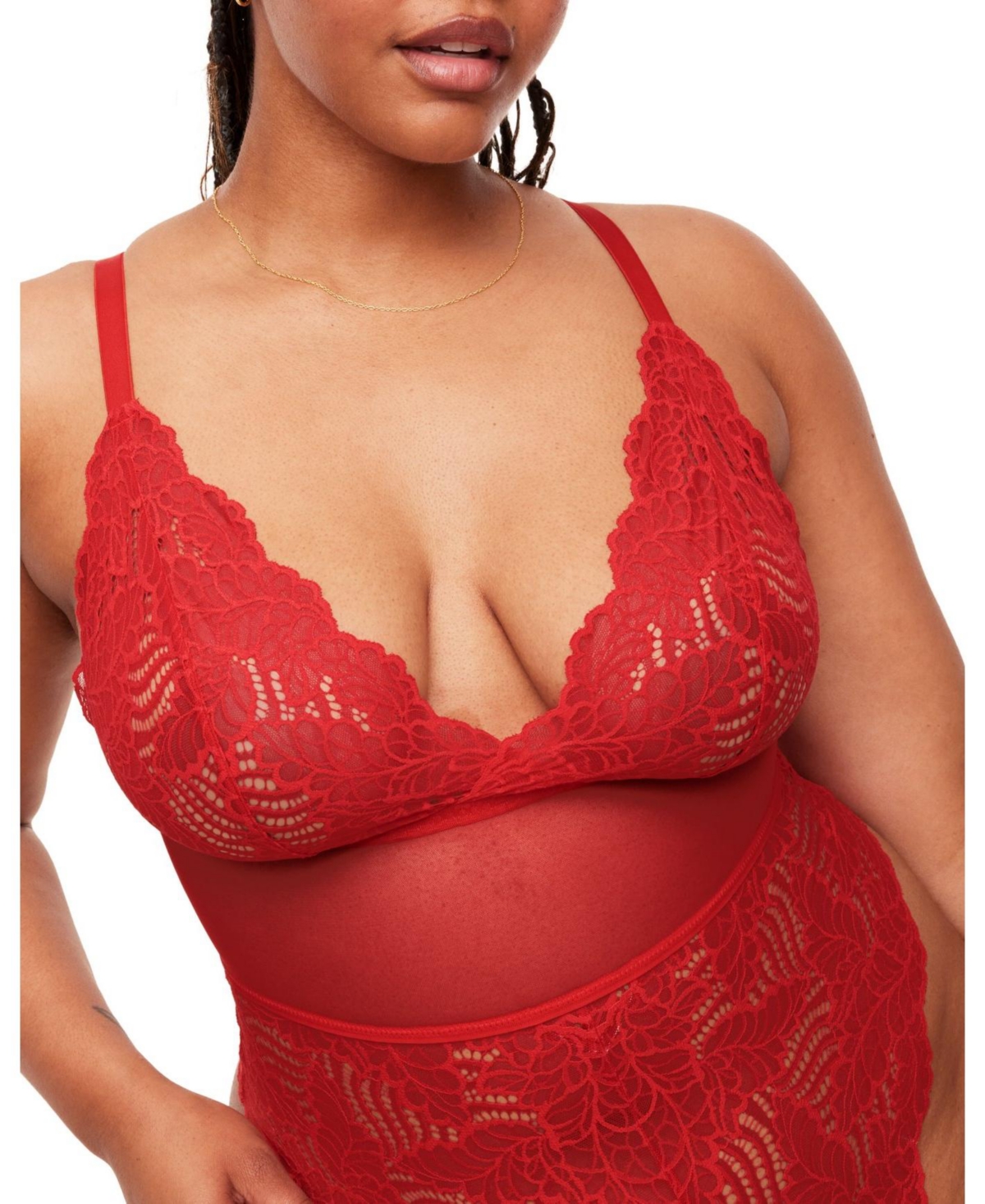 Adore Me Plus Size Zora Bodysuit Lingerie
