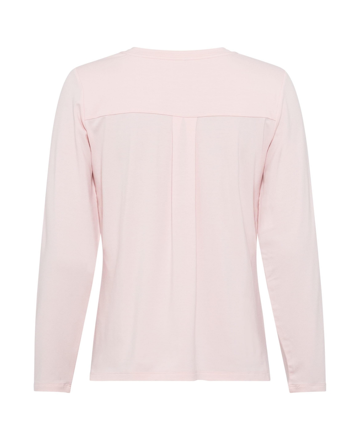 Olsen Women's Long Sleeve V-Neck Solid T-Shirt