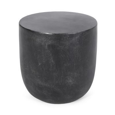 Streamdale Modern Concrete Side Table Durable, Waterproof, Assembled