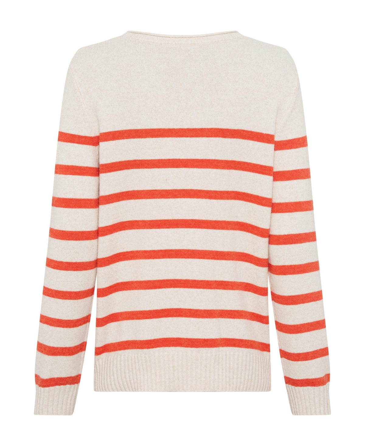 Olsen Women's Long Sleeve Striped Sweater