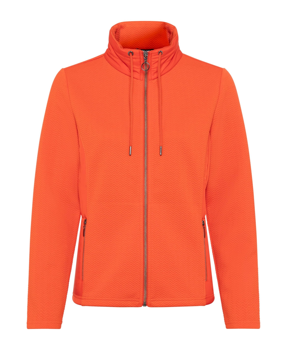 Olsen Long Sleeve Mixed Media Jacket