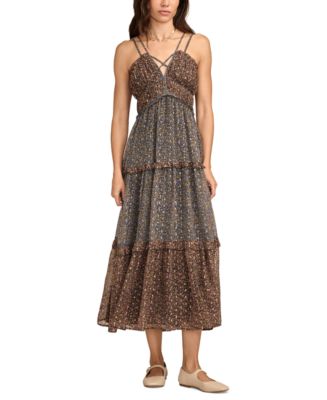 knee length dresses for ladies Sweet Skies Maxi Dress Cream main image 0