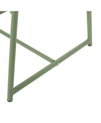 Modern Mesh Top Side Table For Outdoor Use