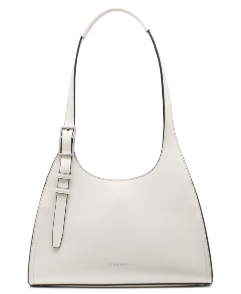 Женская сумка Calvin Klein Quill Medium Shoulder, цвет: Белый