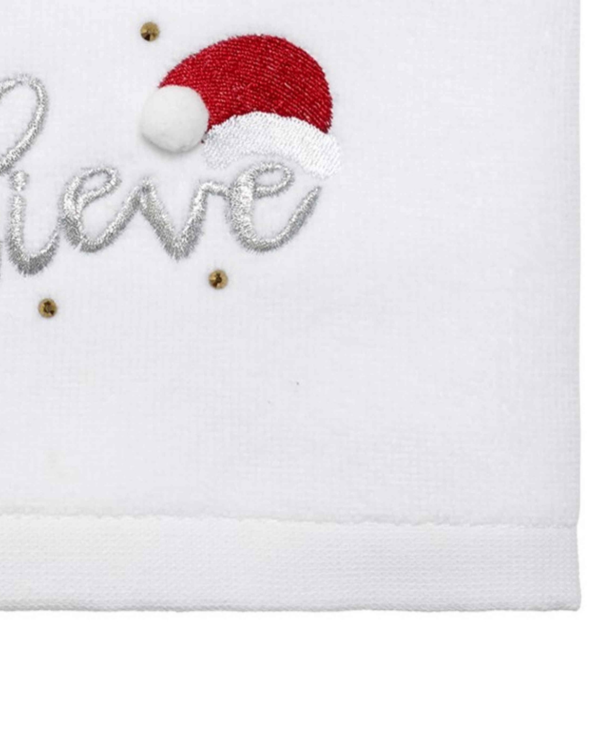 Avanti Believe Cotton Hand Towel Set, 28" X 16" In White