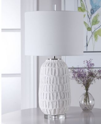 27" Ceramic Caelina Textured Table Lamp