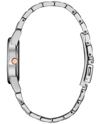 Eco-Drive Women's Disney Princess Sleeping Beauty Aurora Enchanted Stainless Steel Bracelet Watch 30mm Boxed Set