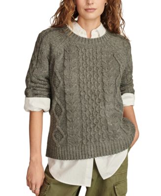 Lucky brand sweaters macy's best sale