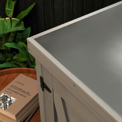 Streamdale Potting Bench with Storage and Table Top