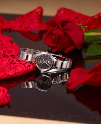 Eco-Drive Women's Disney Mickey Mouse Friends Stainless Steel Bracelet Watch 29mm