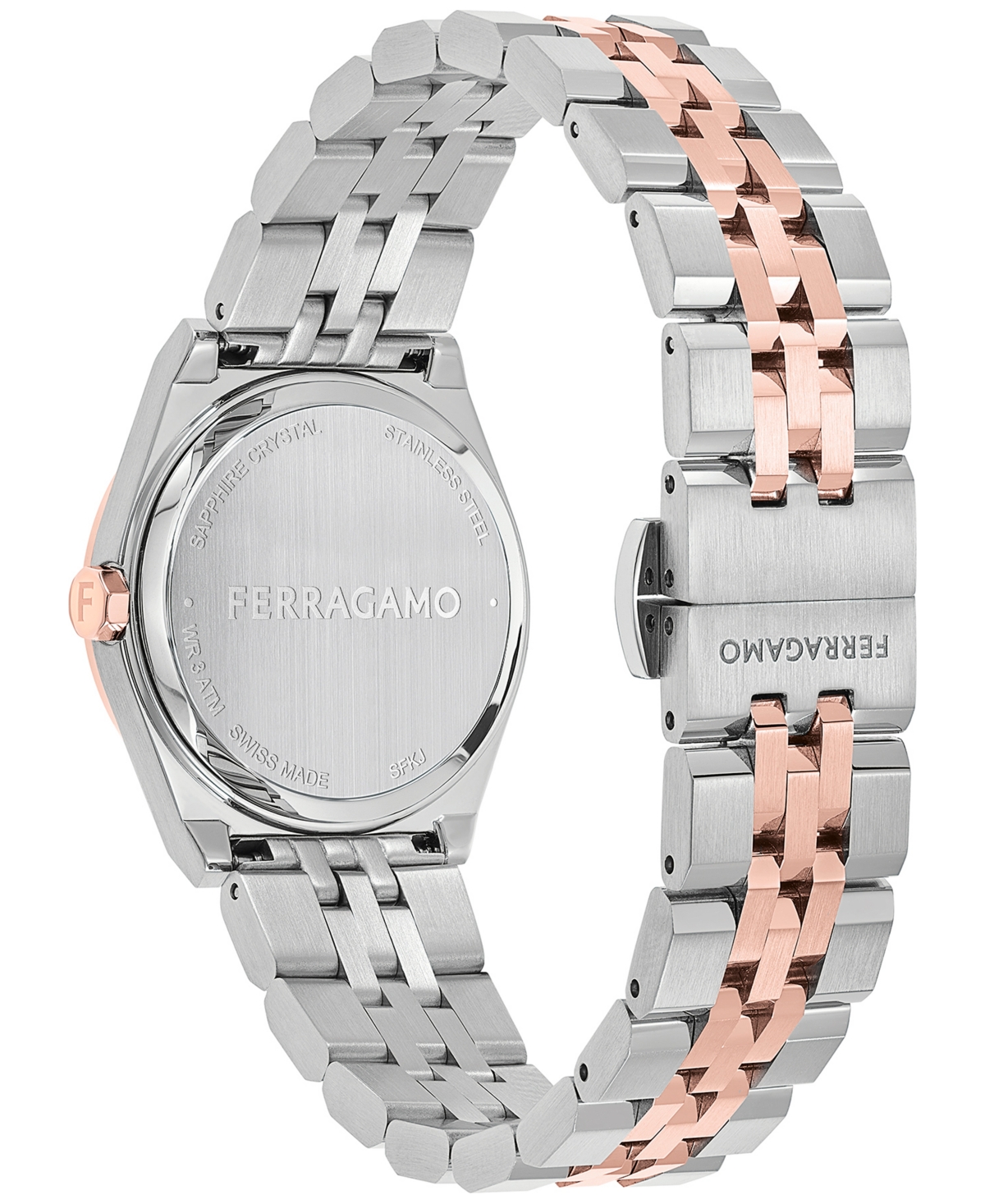 Ferragamo Women's Swiss Two-Tone Stainless Steel Bracelet Watch 28mm