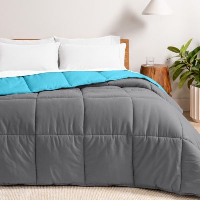 66" x 92" Reversible Down Alternative Comforter Twin/Twin XL
