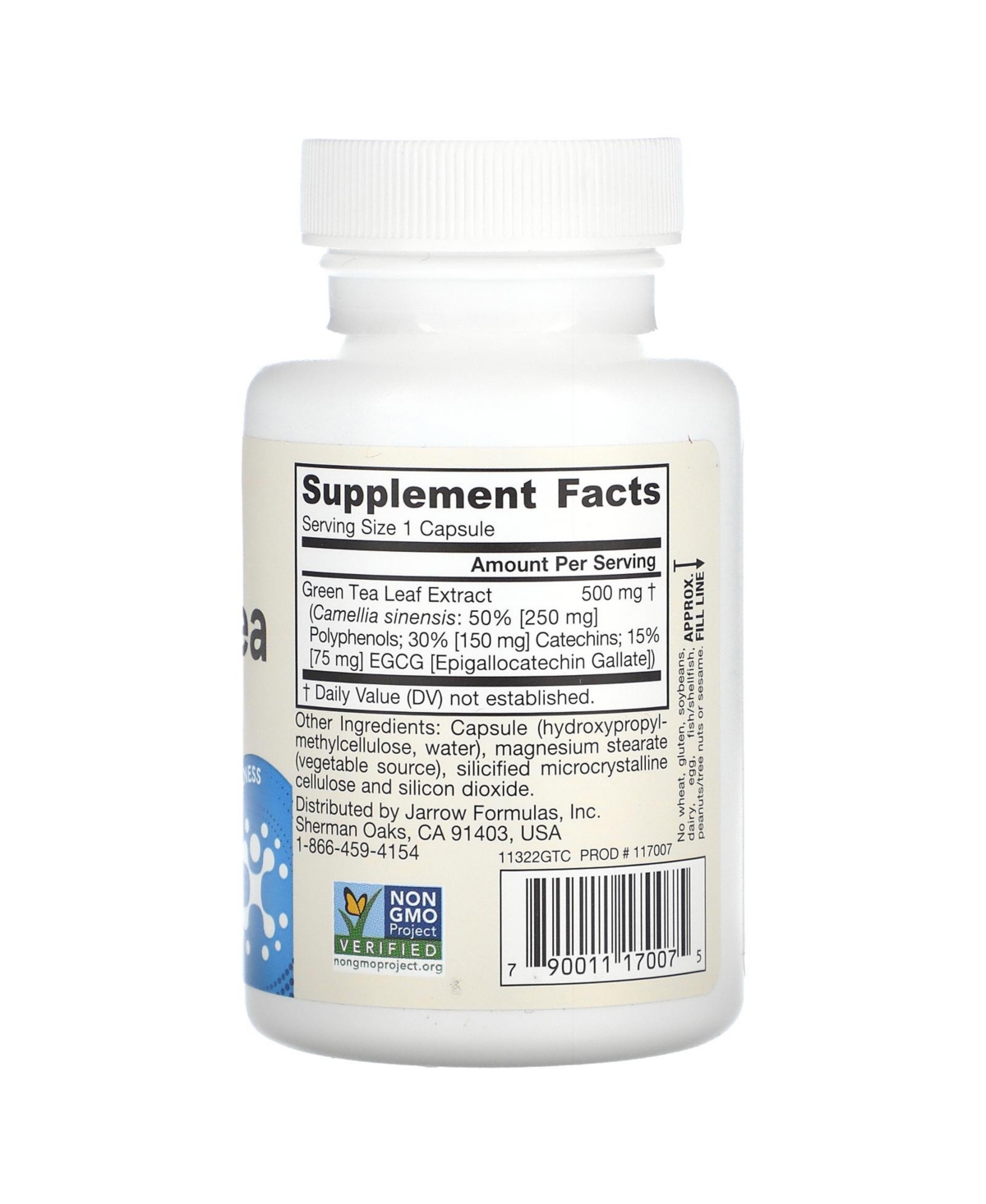 Jarrow Formulas Green Tea - Veggie Capsules