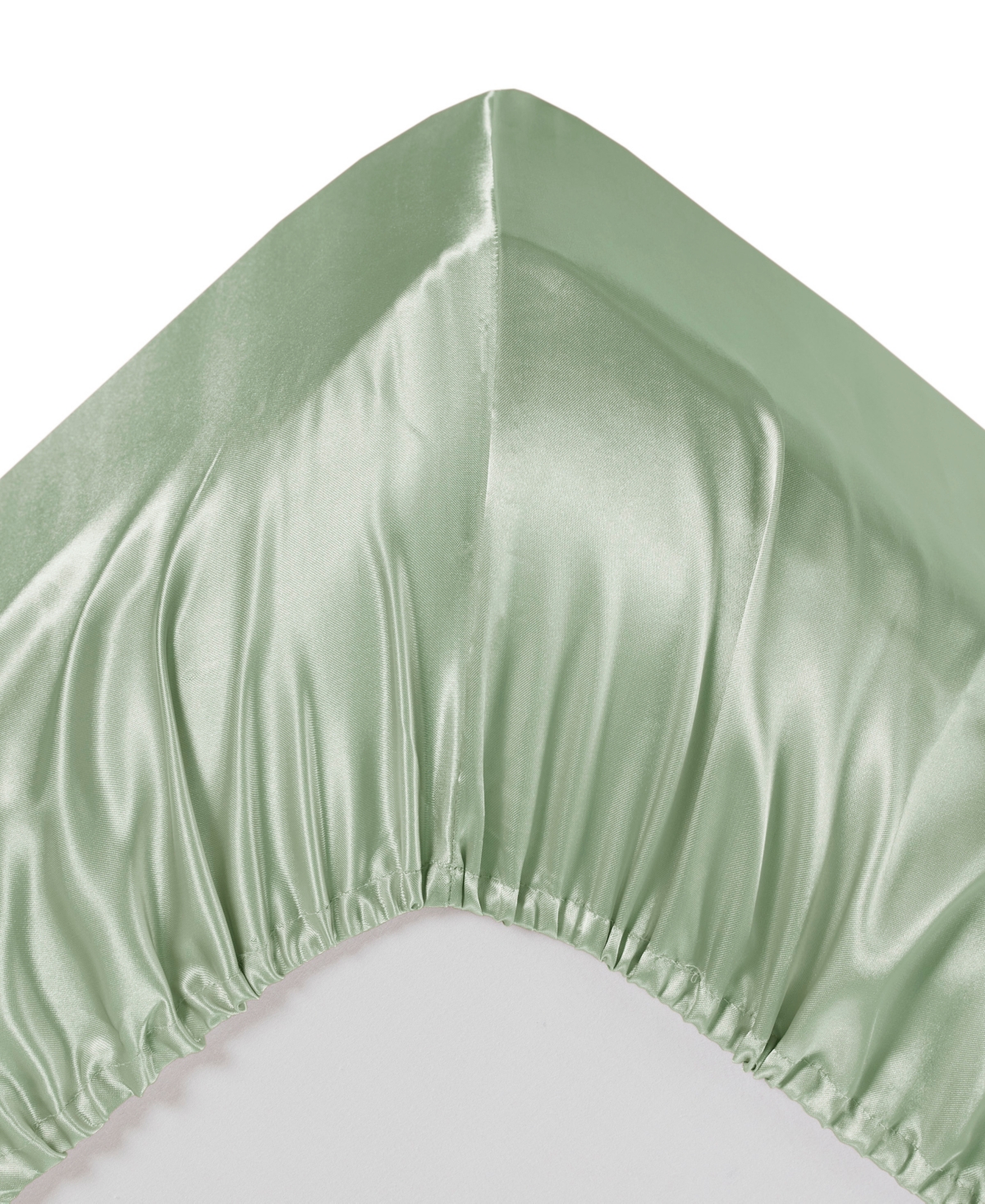 Madison Park Essentials Satin 6-pc. Sheet Set, Queen In Sage