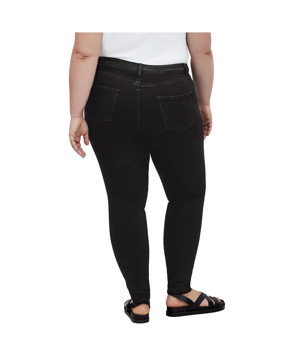 CITY CHIC Plus Size Harley Nola Jean view 2 — MAYCSS fashion products
