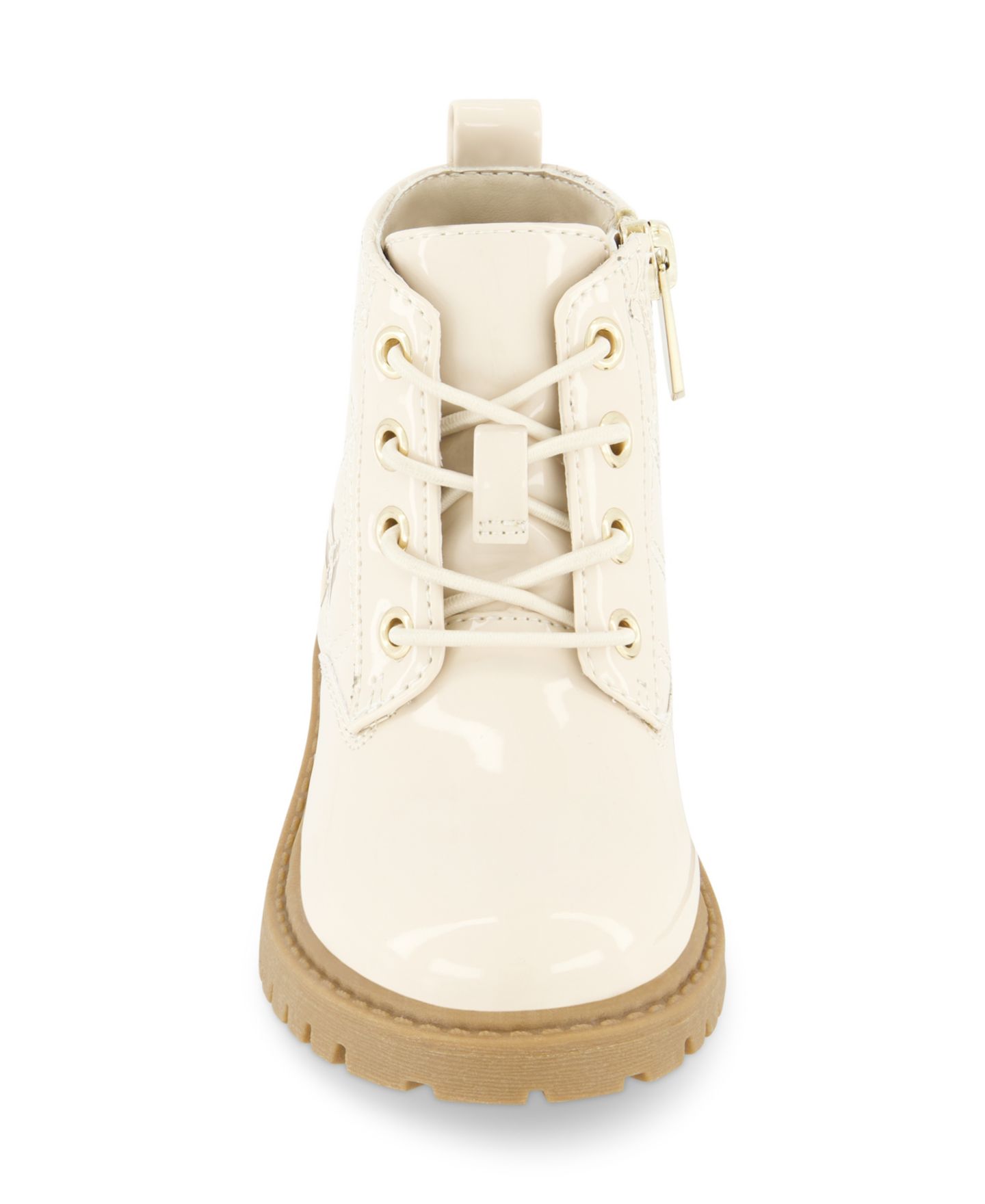 Ботинки Sam and Libby Jada Alice Ankle Classic Moto Boot для девочек-малышей, цвет: Чёрный лаковый — фото 9