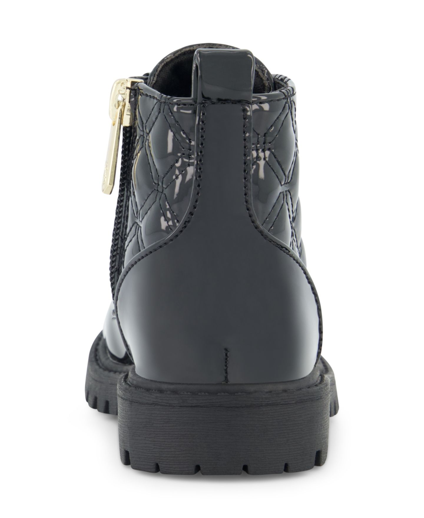 Ботинки Sam and Libby Jada Alice Ankle Classic Moto Boot для девочек-малышей, цвет: Чёрный лаковый — фото 6