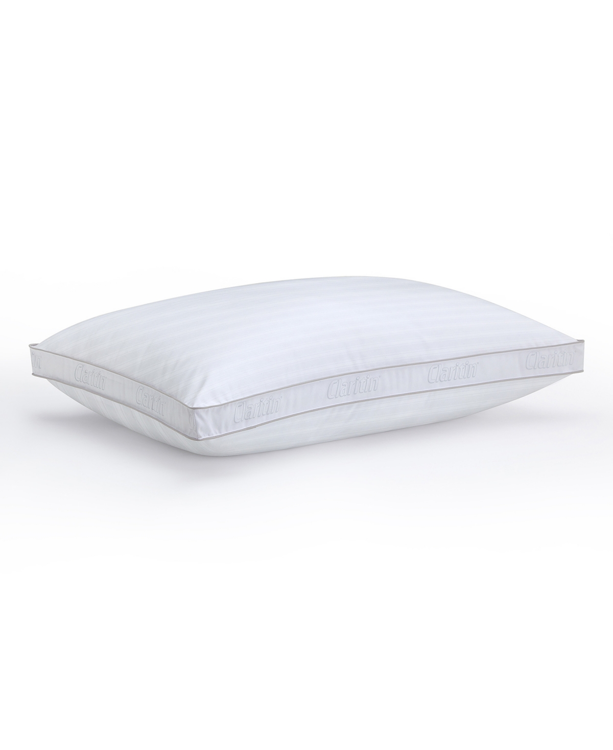 Claritin Ultimate Allergen Barrier Firm Density Gusset Pillow, Standard/queen In White