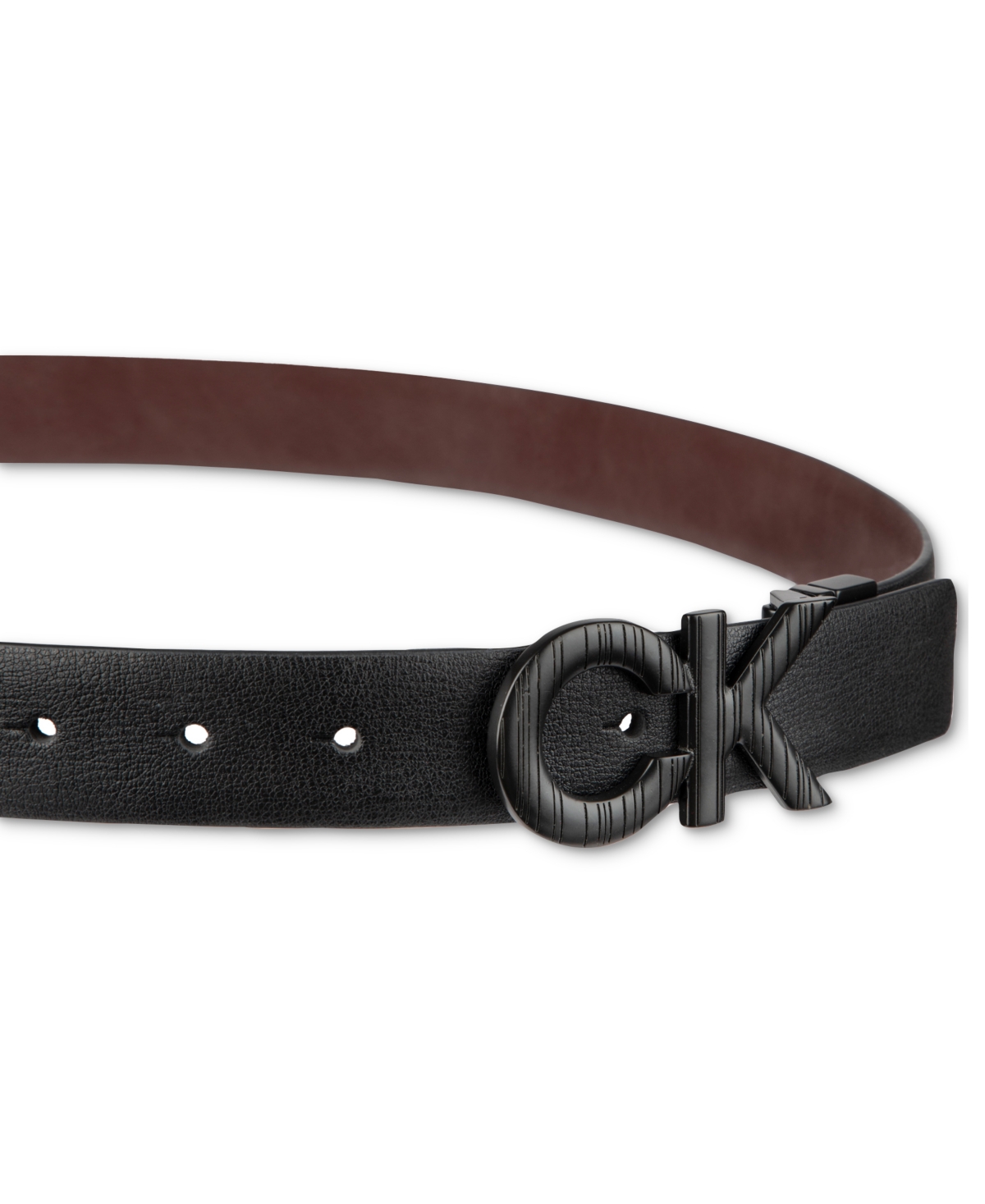 Calvin Klein Men's Monogram Ck Belt -burg