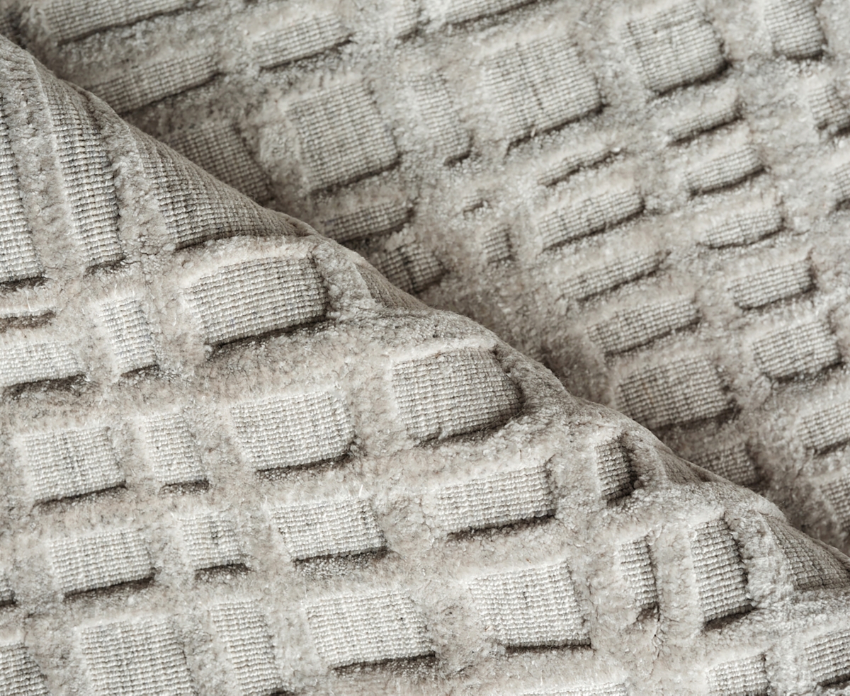 Exquisite Rugs Crescendo 5325 6'x9' Area Rug In Silver