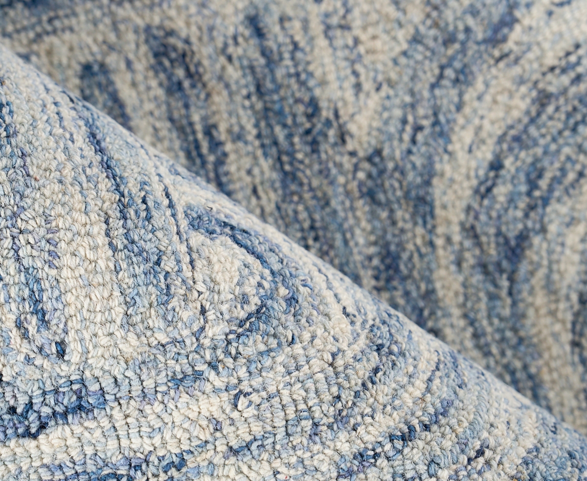 Exquisite Rugs Juno 6775 Area Rug, 6' X 9' In Blue,ivory