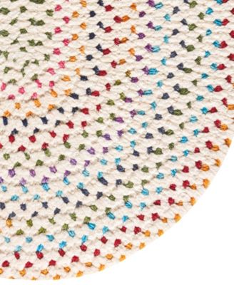 Dramatic Static 0027 2'3"x9' Oval Runner Area Rug