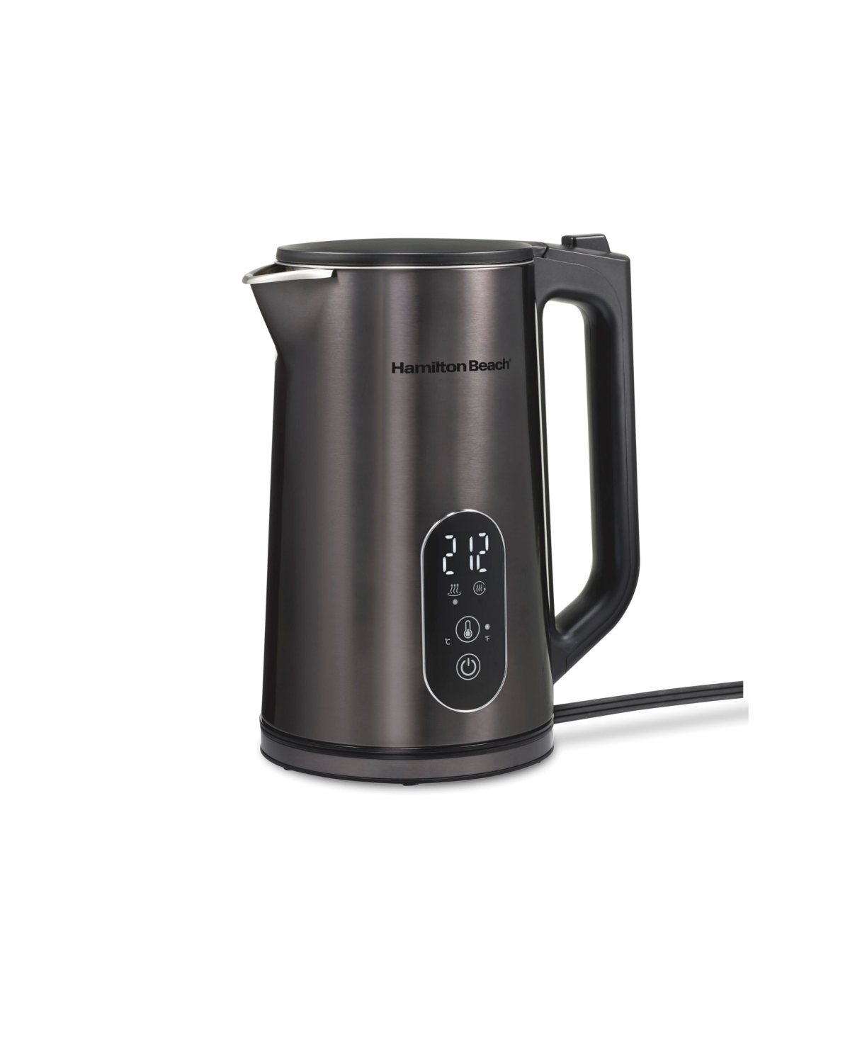 Hamilton Beach Digital Temperature-control Double-wall Kettle 1.7 L In Black