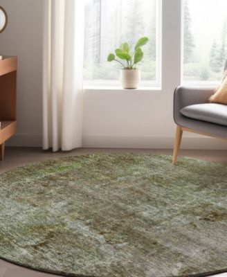 Trevi Washable TV9 8'x8' Round Area Rug