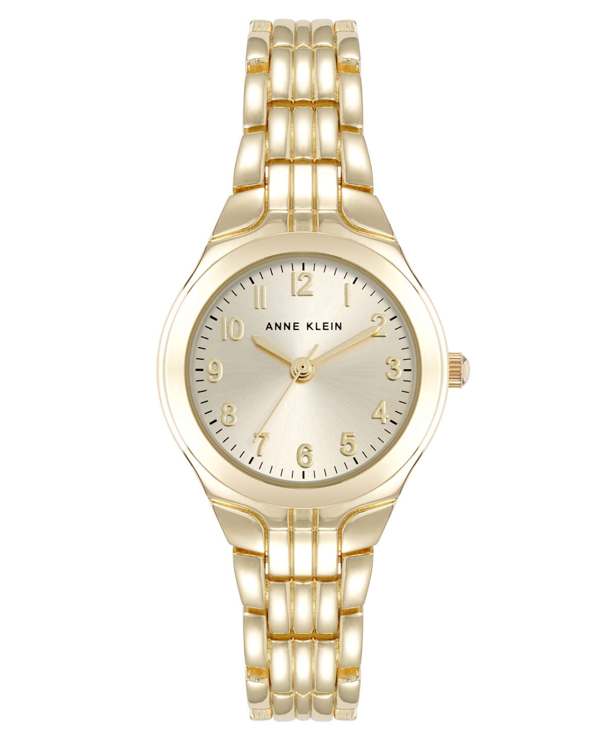 Anne Klein Women's Quartz Casual Gold-tone Alloy Metal Watch, 28mm