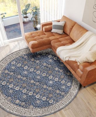 Hatay Washable HY8 8'x8' Round Area Rug