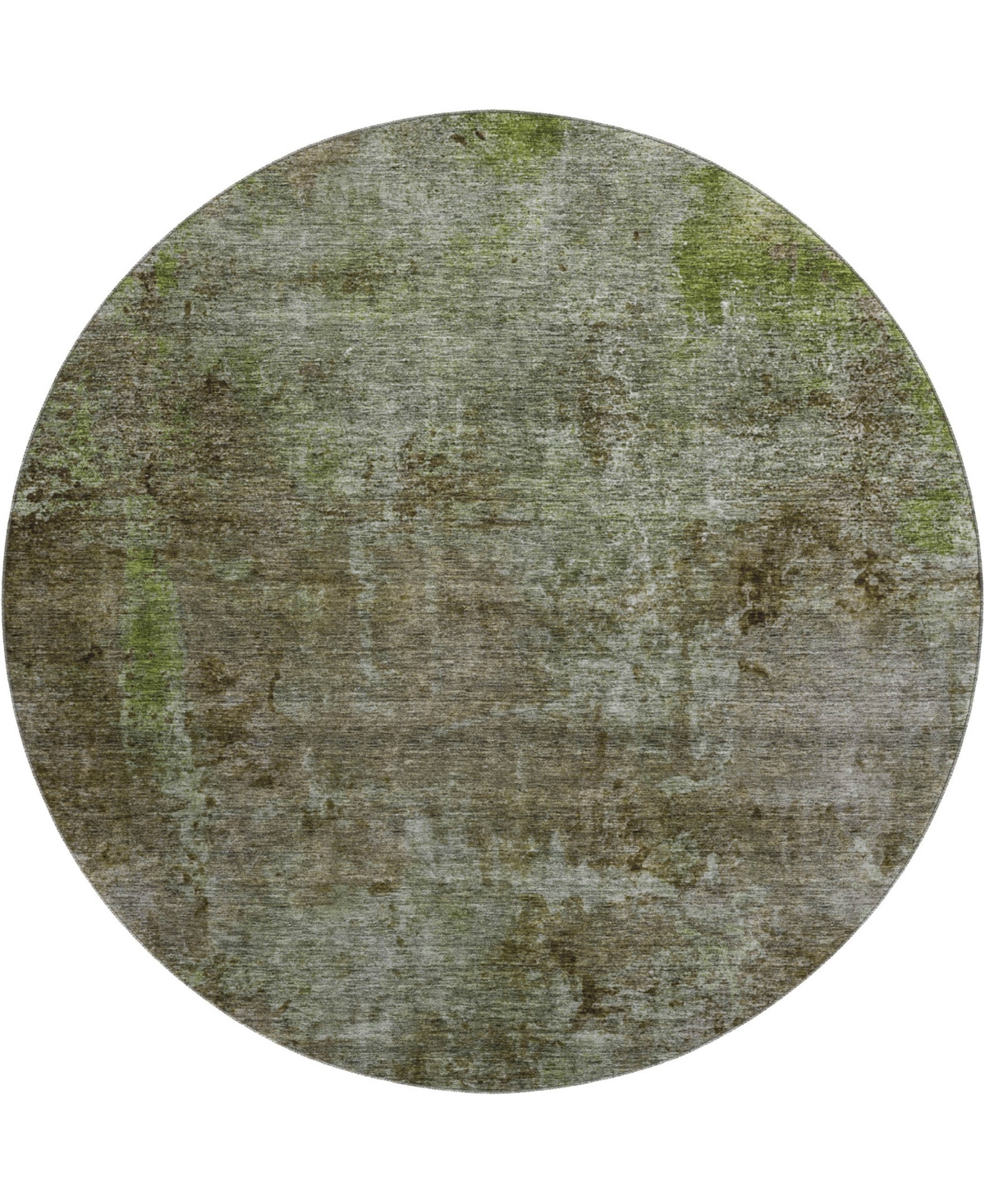 Dalyn Trevi Washable Tv9 8'x8' Round Area Rug In Mocha