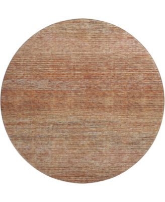 Trevi Washable TV1 8'x8' Round Area Rug