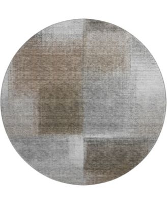 Trevi Washable TV10 8'x8' Round Area Rug