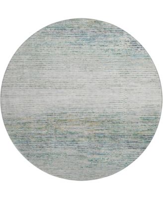 Trevi Washable TV1 8'x8' Round Area Rug