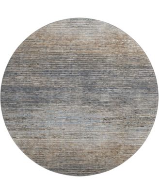 Trevi Washable TV1 8'x8' Round Area Rug